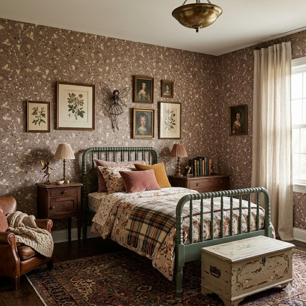 Lucinda Wallpaper by Julia Clayden