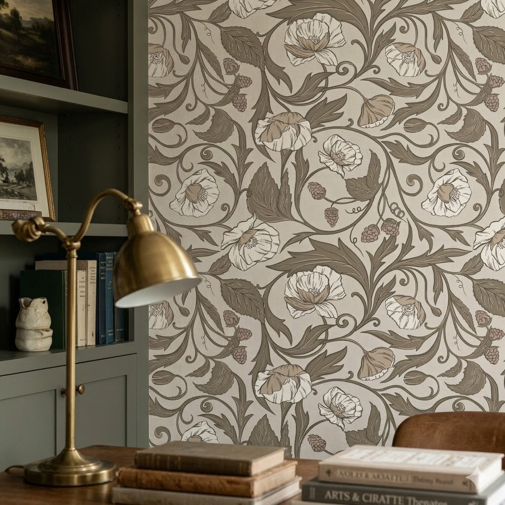 Sigrid Wallpaper by Wirihana Design