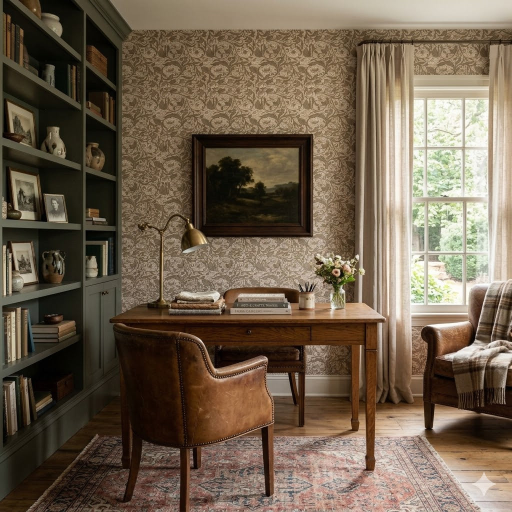 Sigrid Wallpaper by Wirihana Design