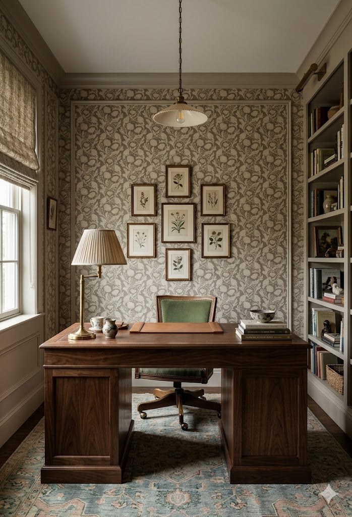 Willetta Wallpaper by Wirihana Design