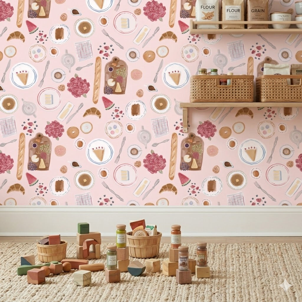 Pollyanne Wallpaper by Peggy Faucheux