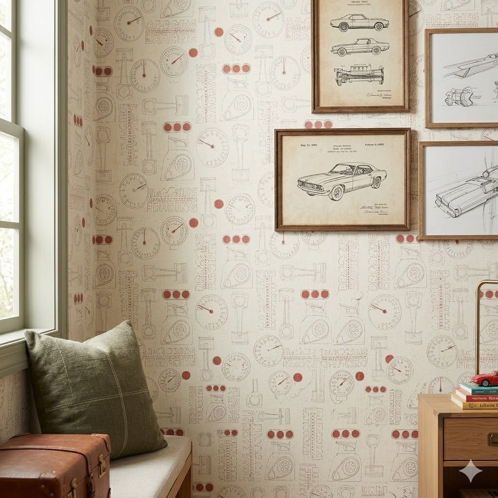 Lennox Wallpaper by Lavonne McCamley