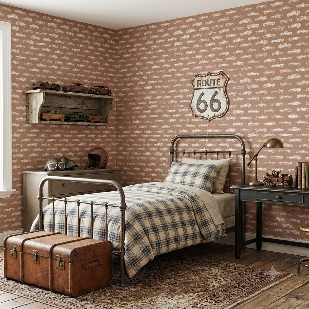 Derby Wallpaper by Rusky Rose by Amy