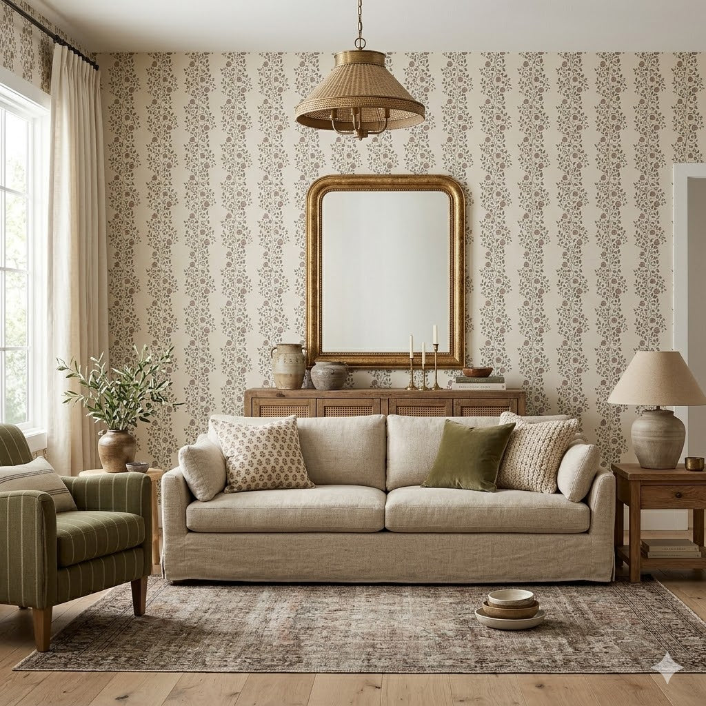 Melrose Wallpaper by Amy Thakrar