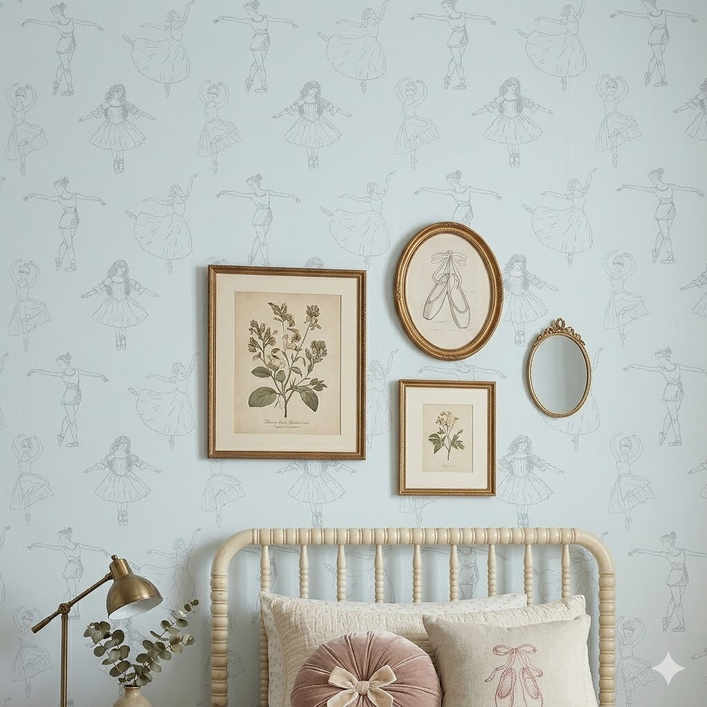 Arabella Wallpaper by Painted Hawk Design