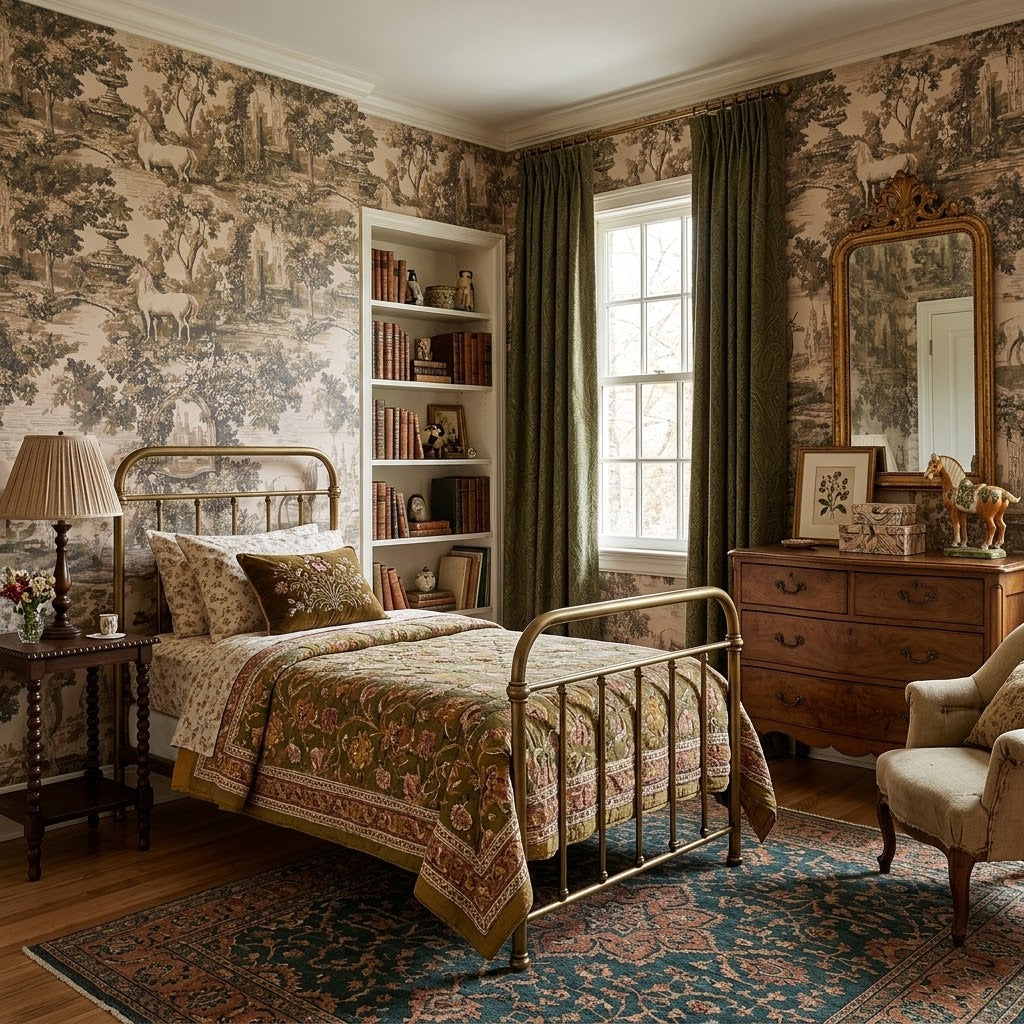 Attlyn Wallpaper by Hosta Pasta Patterns