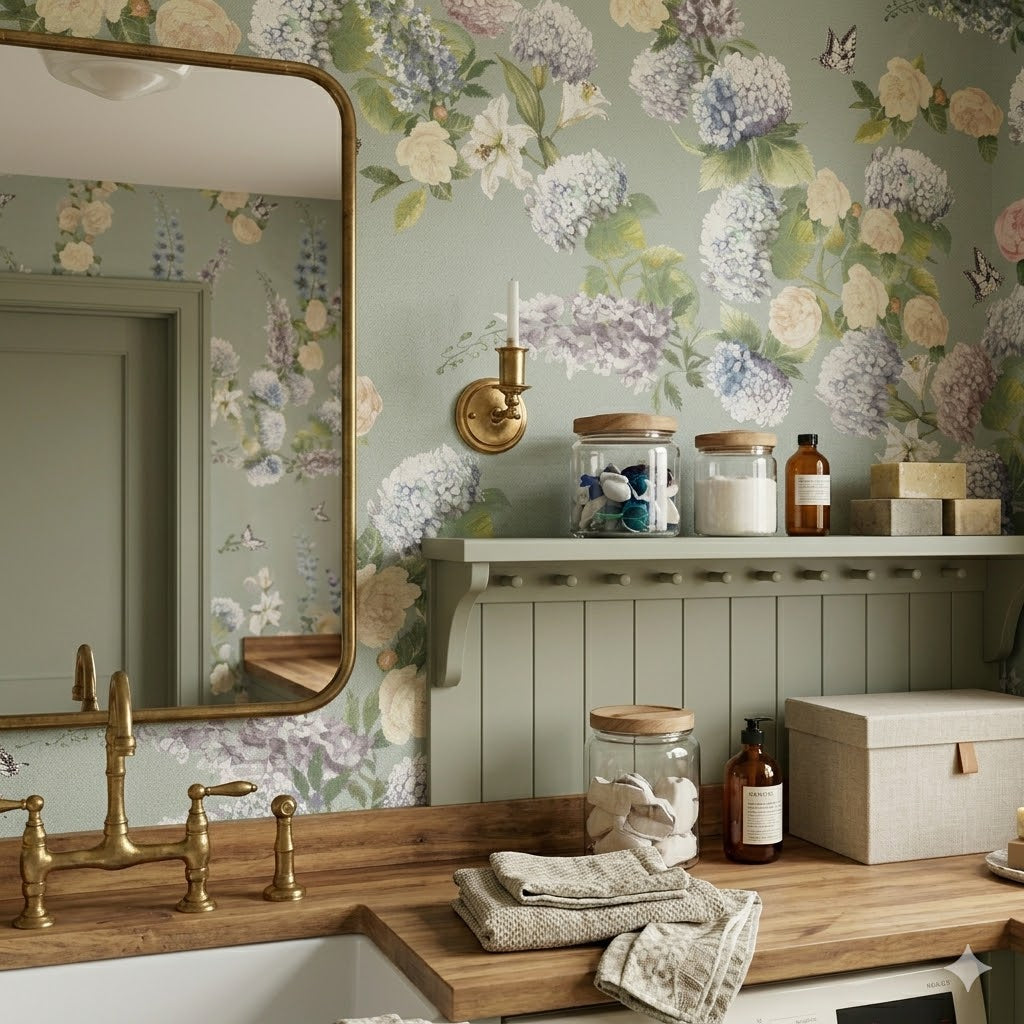 Romilly Wallpaper by Agnes Onody