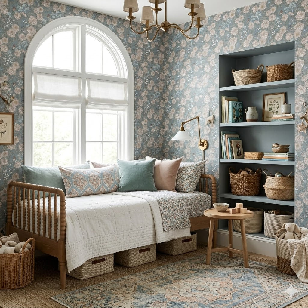 Bertie Wallpaper by Katie Lyn Designs