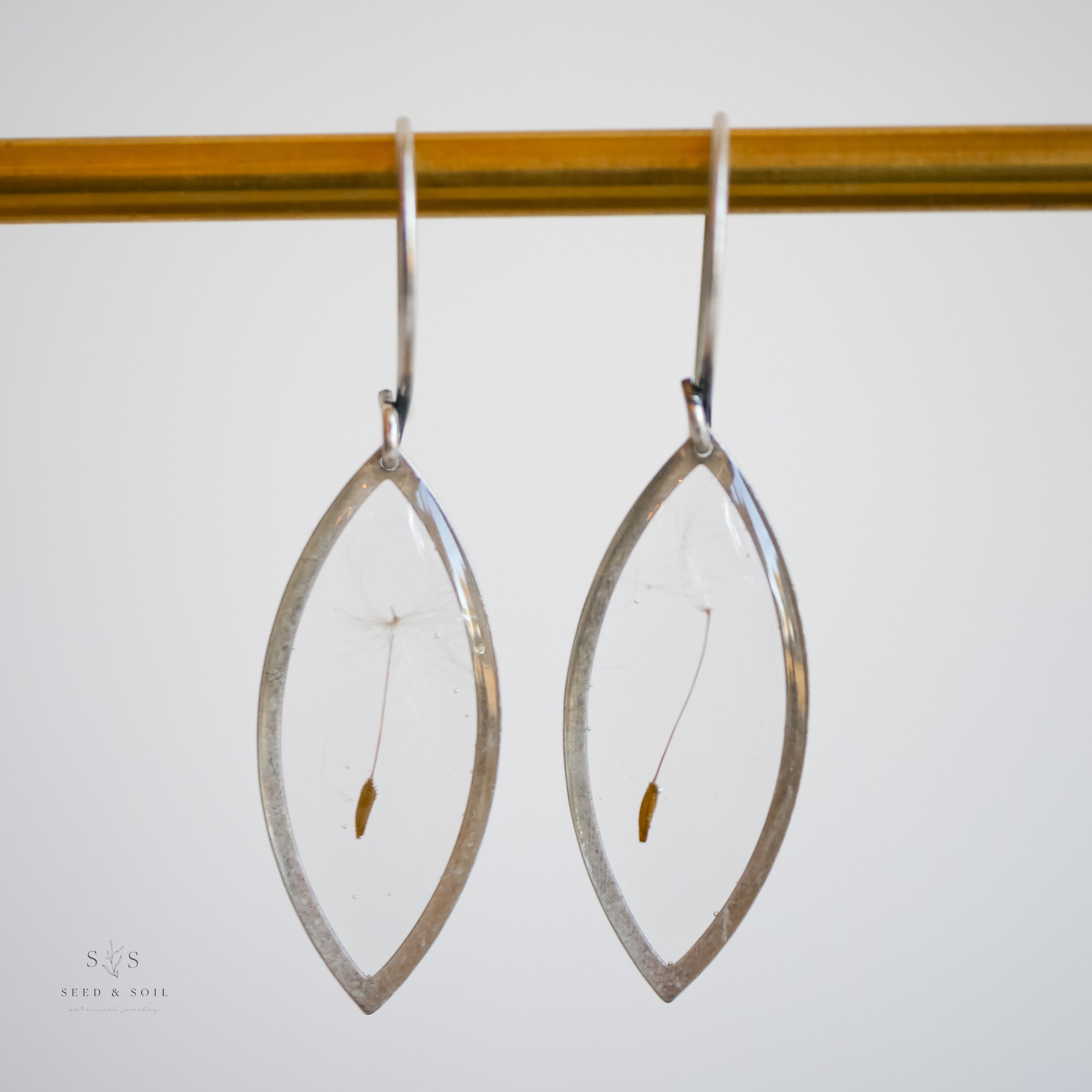 Marquise Botanical Earrings