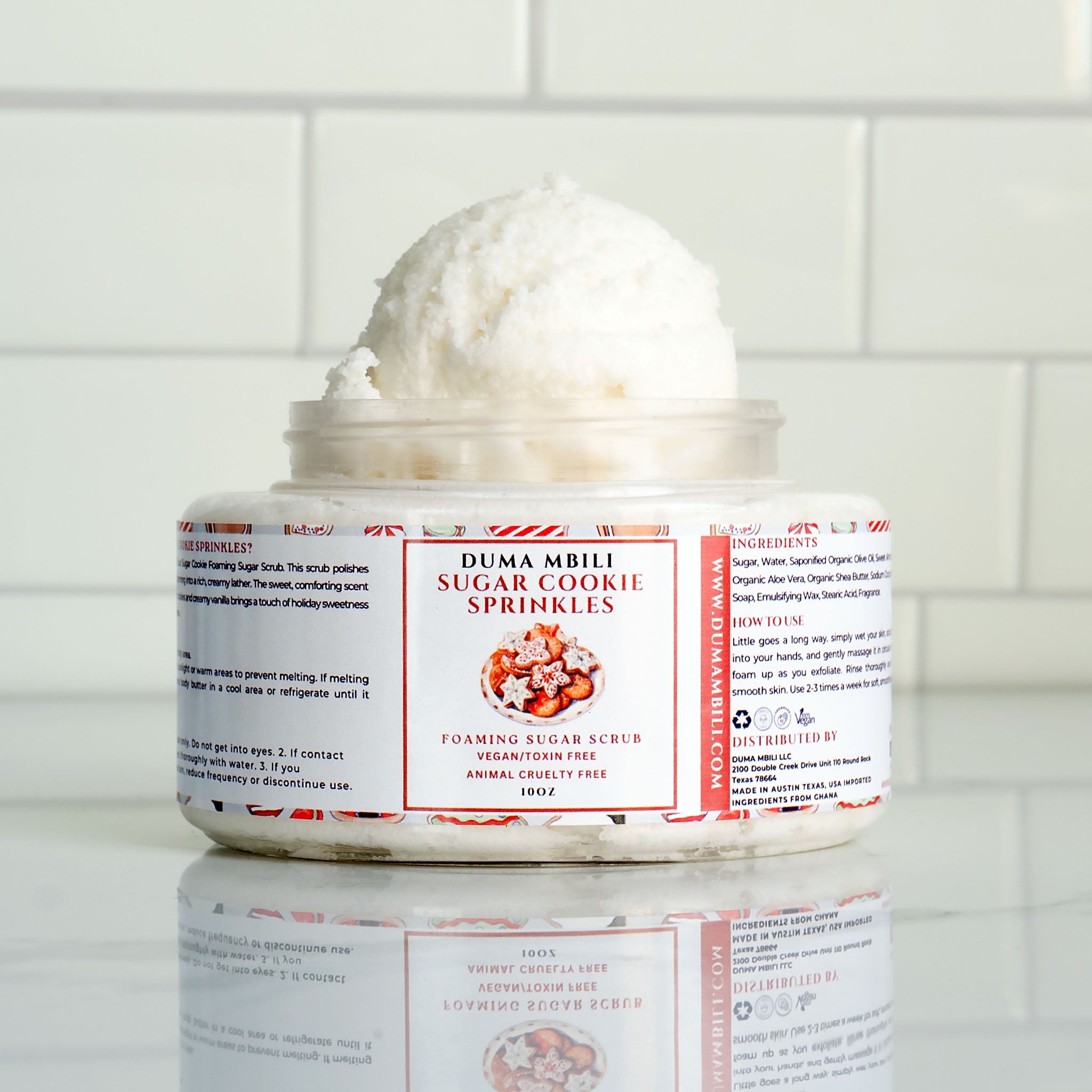 Sugar Cookie Sprinkles Foaming Sugar Scrub