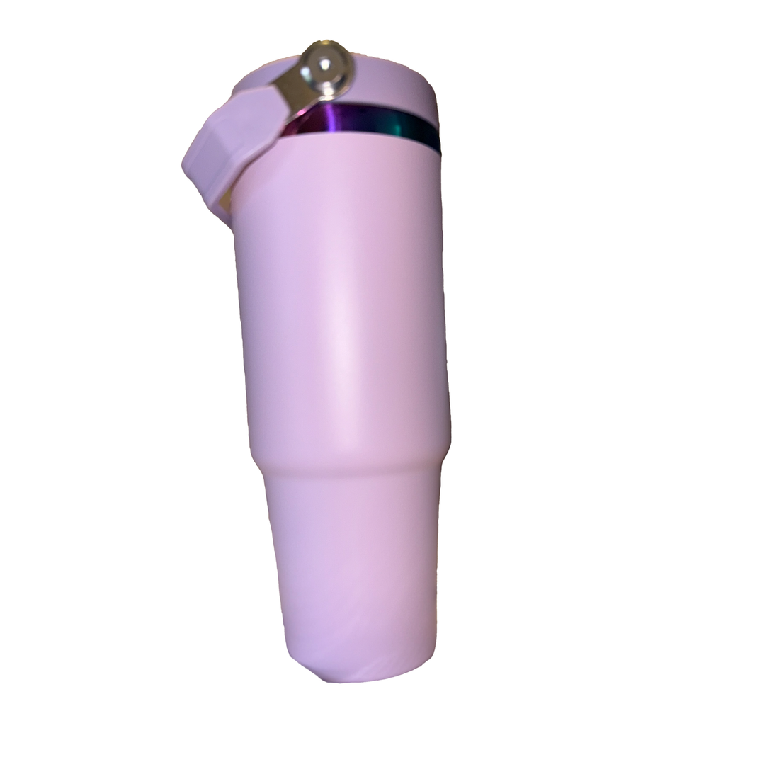 30oz Rainbow Flip Straw Tumbler - Insulated Travel Drinkware