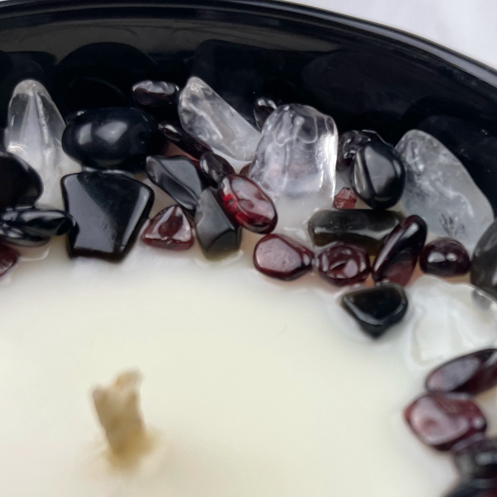 Capricornus Zodiac Crystal Candle, 10oz
