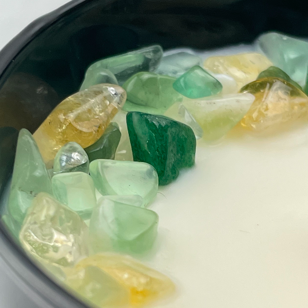 Midnight Tides Crystal Candle, 10oz