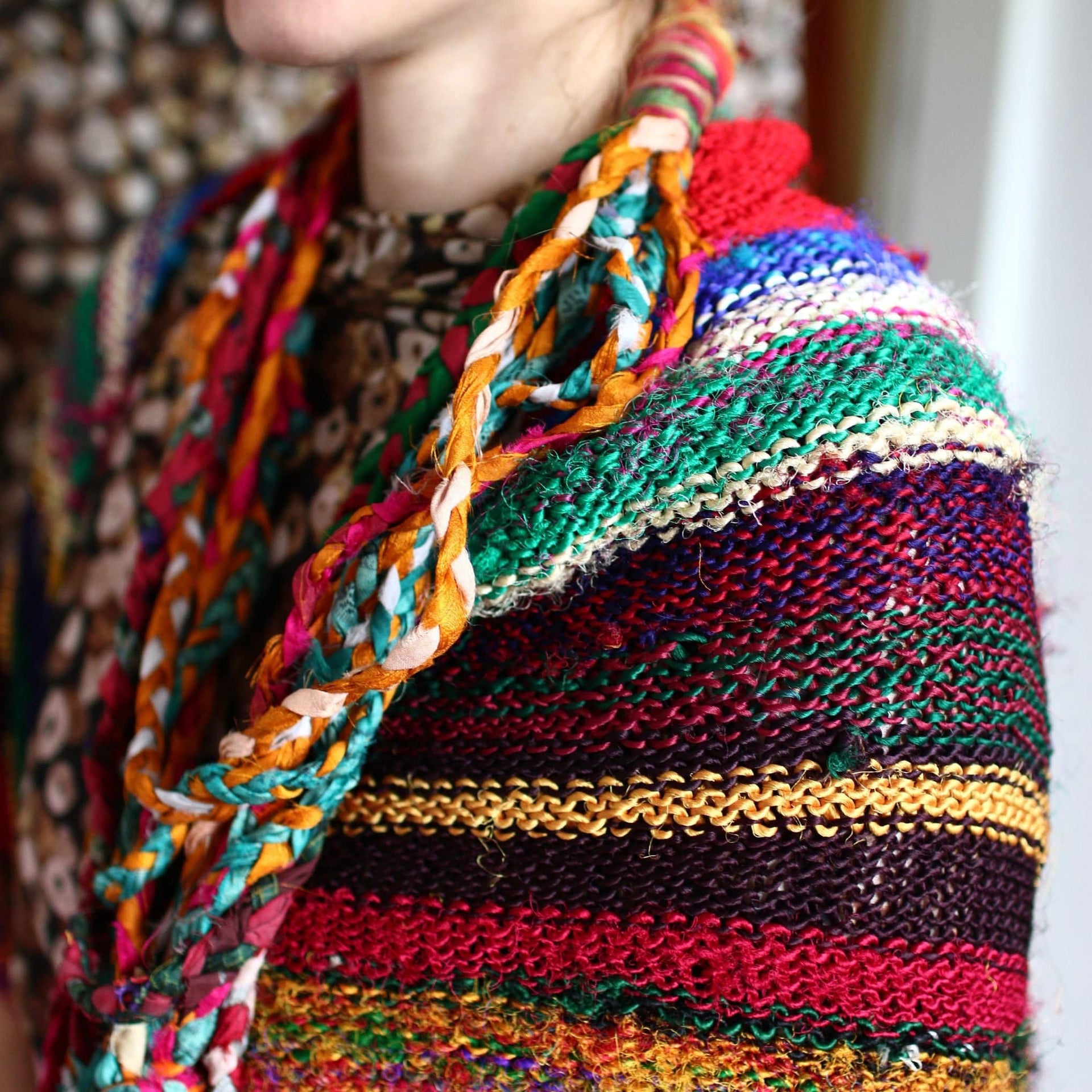 Moment of Zen Shawl Knitting Kit - Easy DIY Craft Project