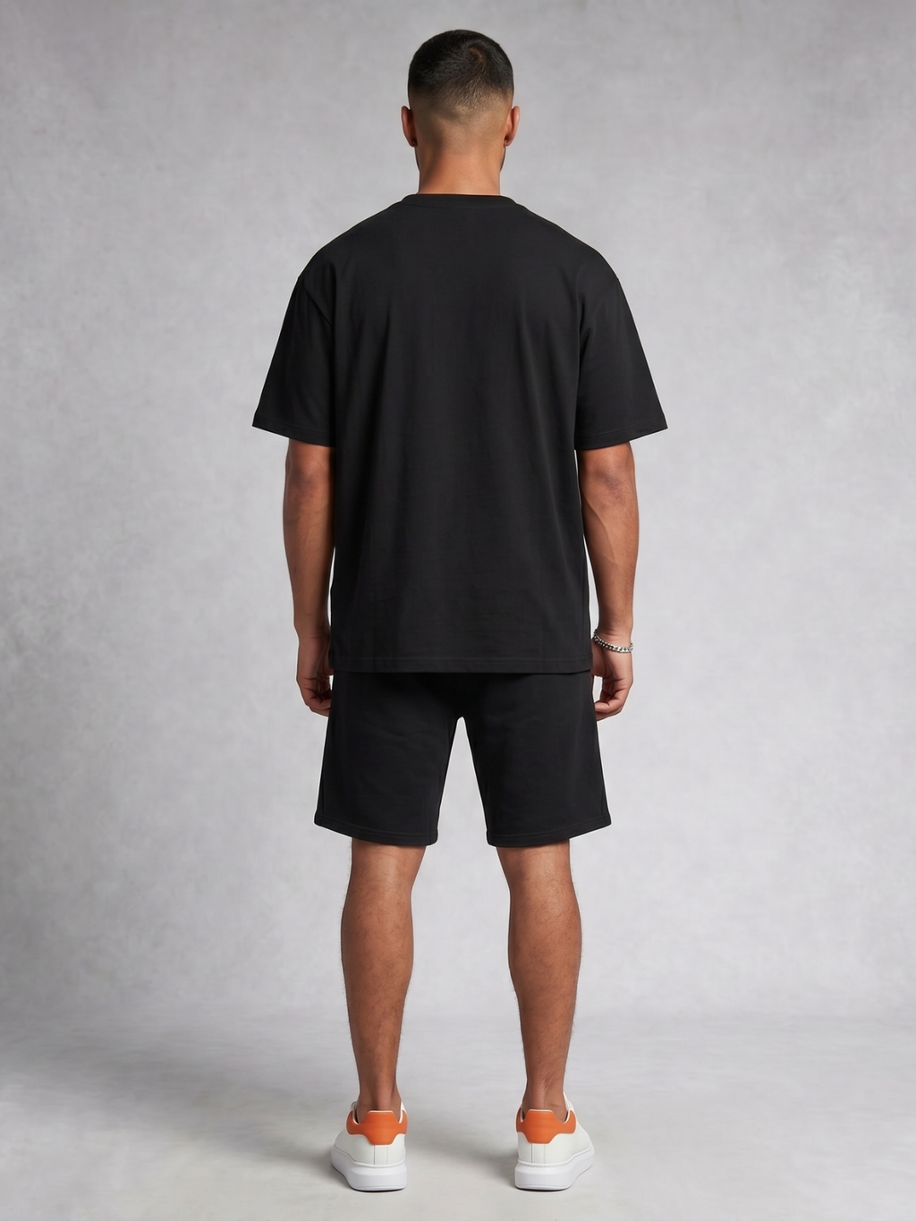 Club Oversized Collegiate Graphic Tee - Black & Blue