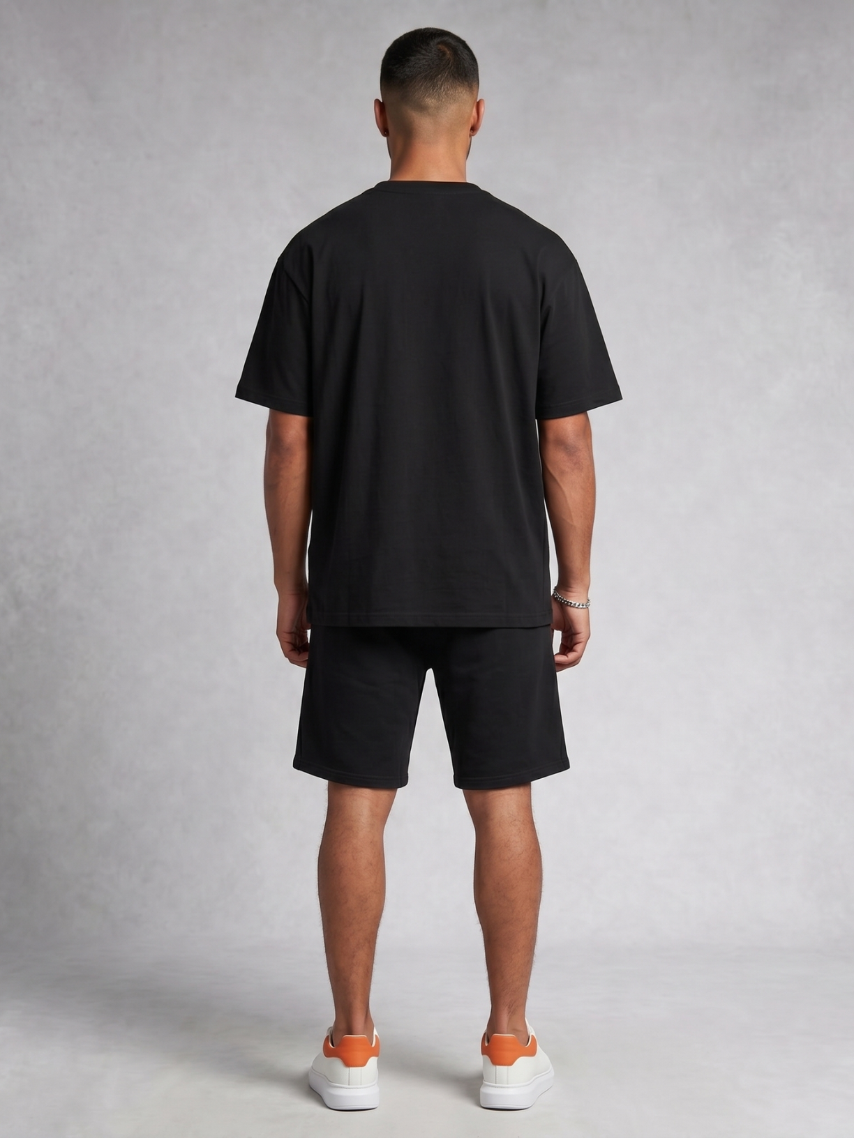 Club Oversized Collegiate Graphic Tee - Black & Blue