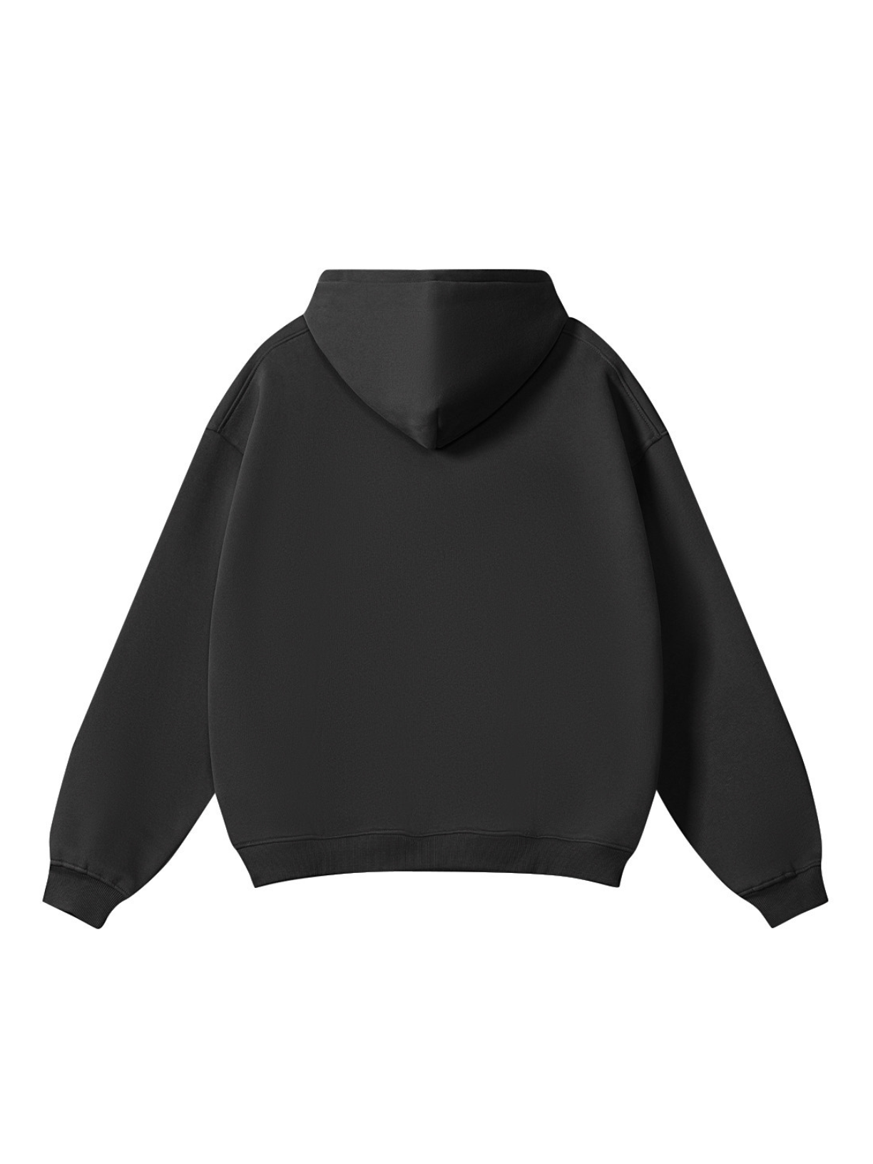 Club Collegiate Oversized Heavyweight Hoodie - Black/Off-White