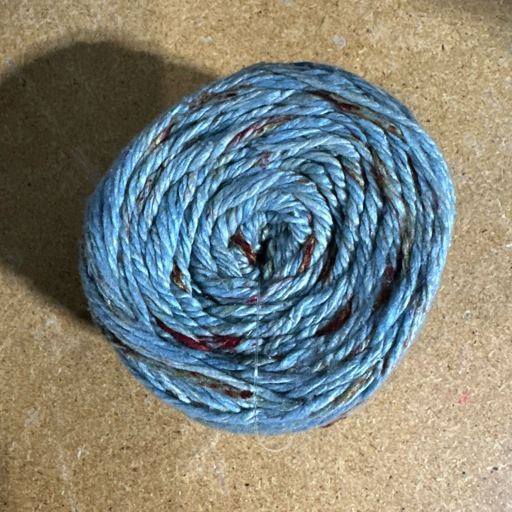 Darn Good Twist Sport Weight Silk Yarn Multi-Colored Artisan Fiber