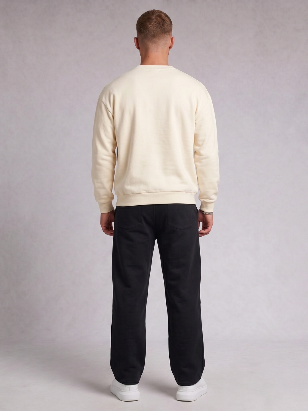 Club Collegiate Oversized Crewneck Sweatshirt in Cotton