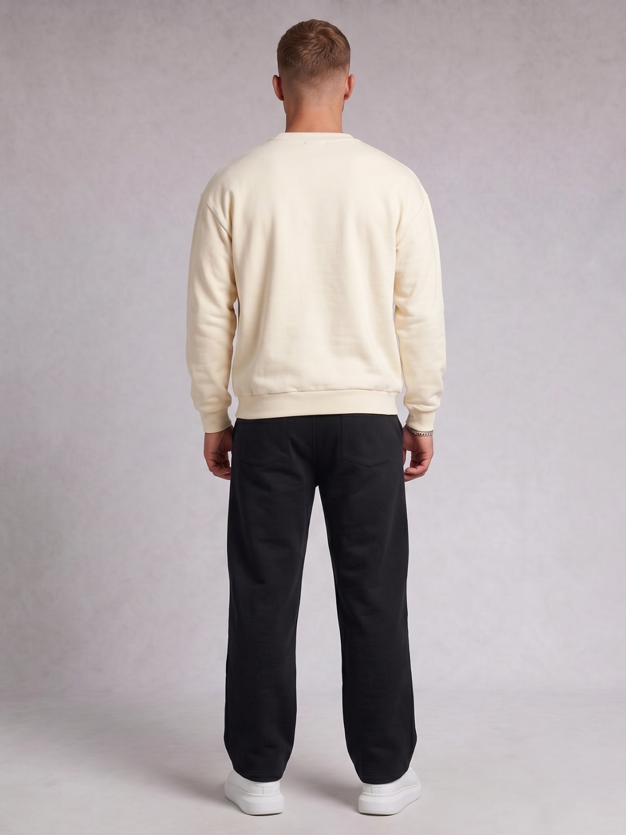 Club Collegiate Oversized Crewneck Sweatshirt in Cotton