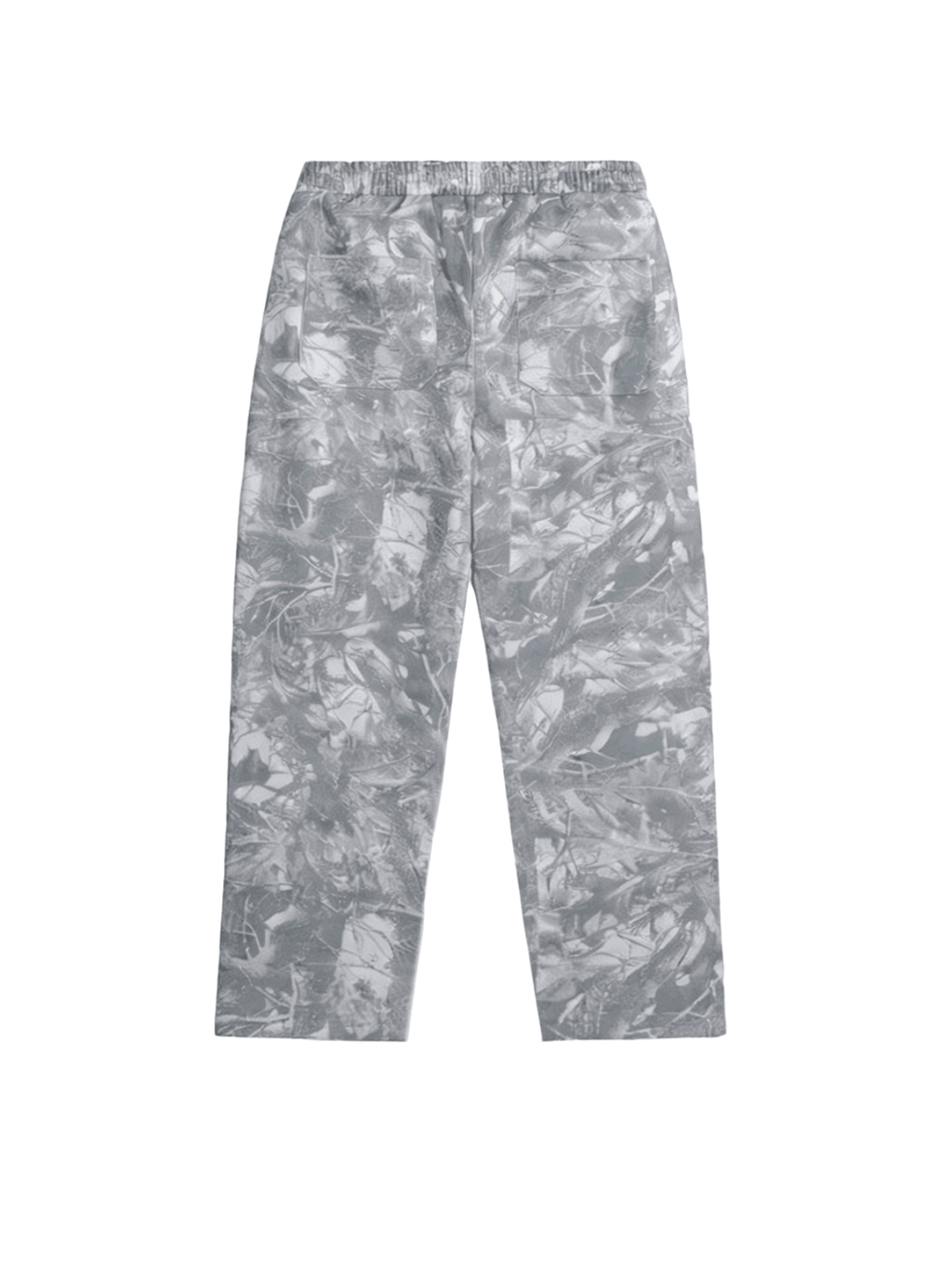 Oversized Heavyweight French Terry Open-Hem Sweatpants in Camo