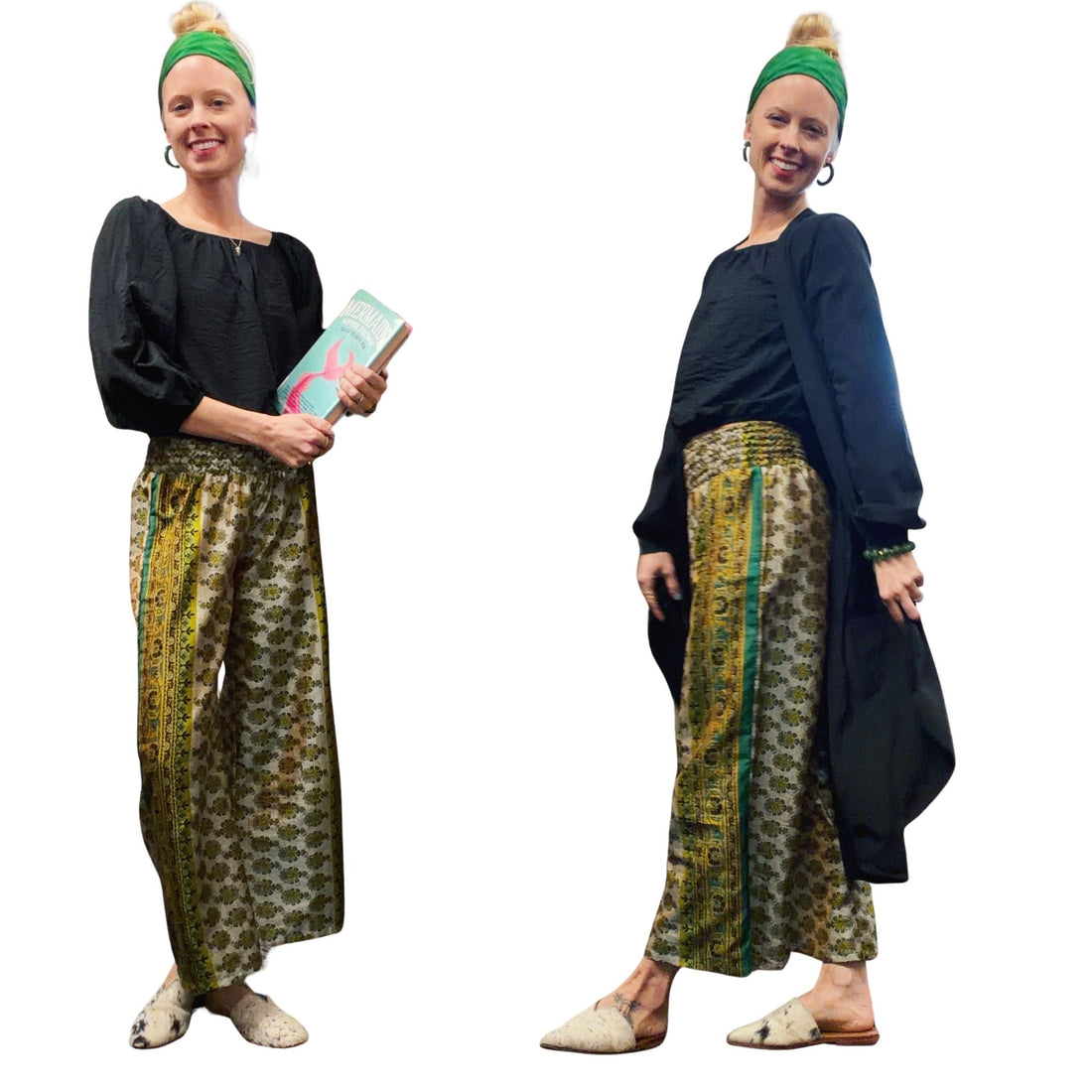 Free Spirit Wide-Leg Palazzo Pants – Flowy Bohemian Lounge Wear