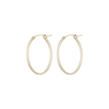 14k Gold-Filled Oval Hoops