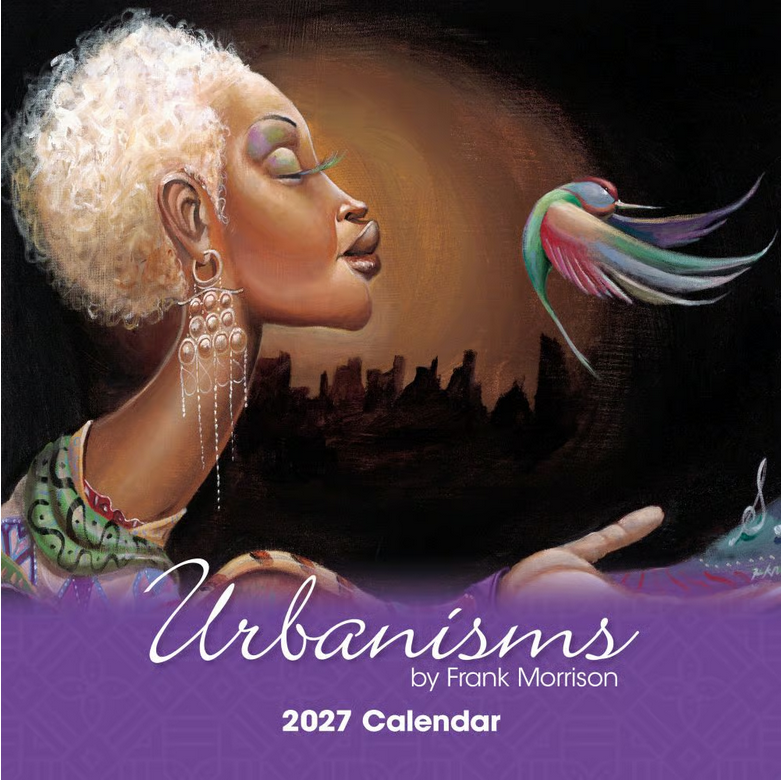 Urbanisms 2027 Wall Calendar featuring Frank Morrison's signature contemporary art illustrations.