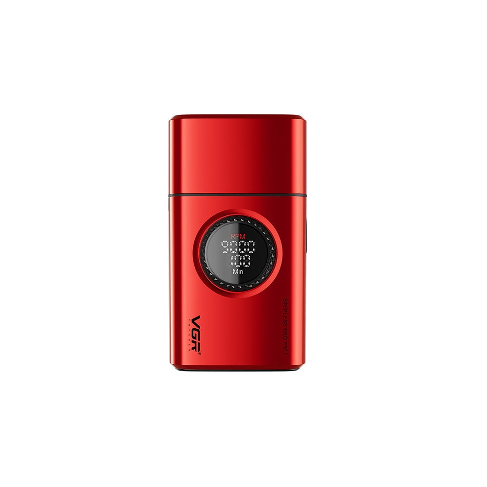 VGR STEPLESS PRO FOIL SHAVER - RED