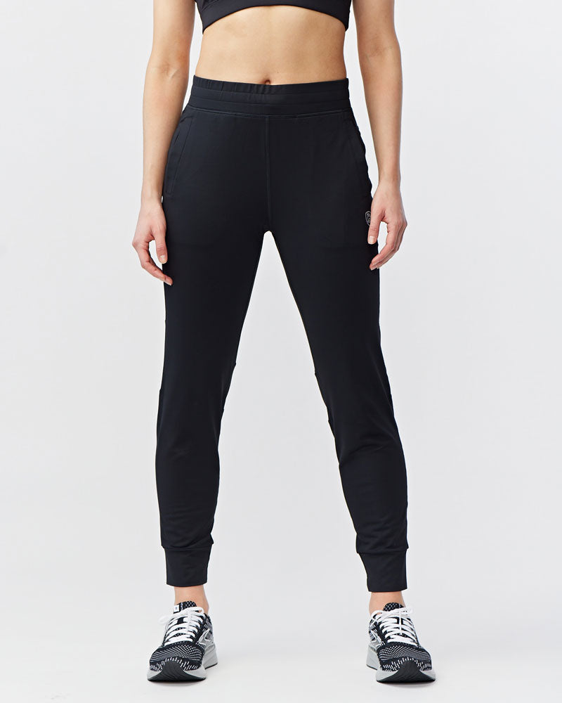 Valia Women's Athletic Jogger Pants in Black for Training - Image 3