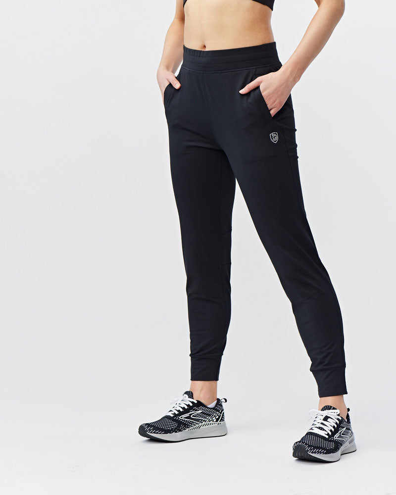 Valia Women's Athletic Jogger Pants in Black for Training - Image 7