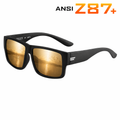 Valley ANSI Z87+ Safety Bronze Polarized Sunglasses with impact-resistant lenses