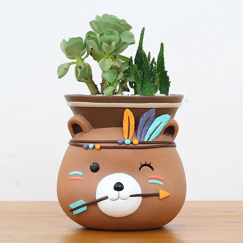 Wall-Mounted Planter and Vase