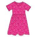 Valentine Hearts Bamboo Ruffle Spin Dress (Pre-Order)