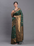 Shree Shyam Fashion Silk Dark Green Saree