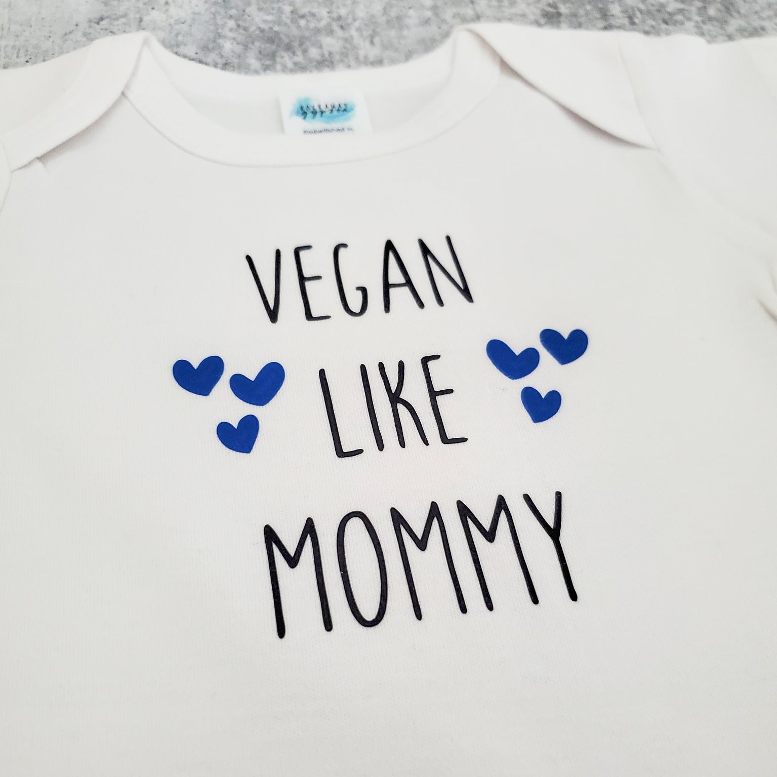VEGAN LIKE DADDY or MOMMY Short Sleeve Baby Bodysuit