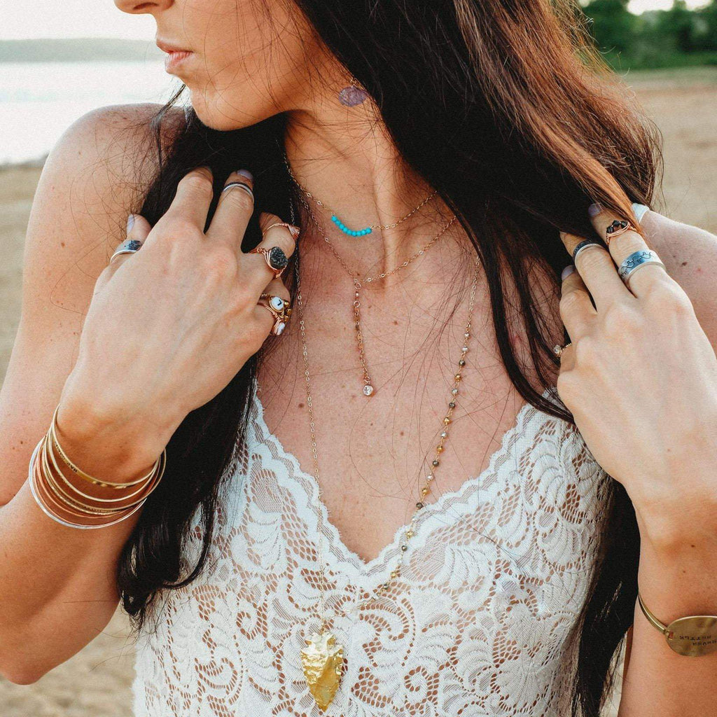 VEGAN VIBES Stacking Cuff Bracelet