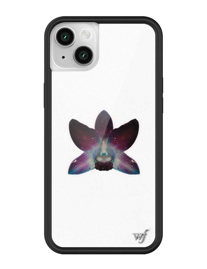 Orchid White iPhone Case with Purple Floral Design - Image 33