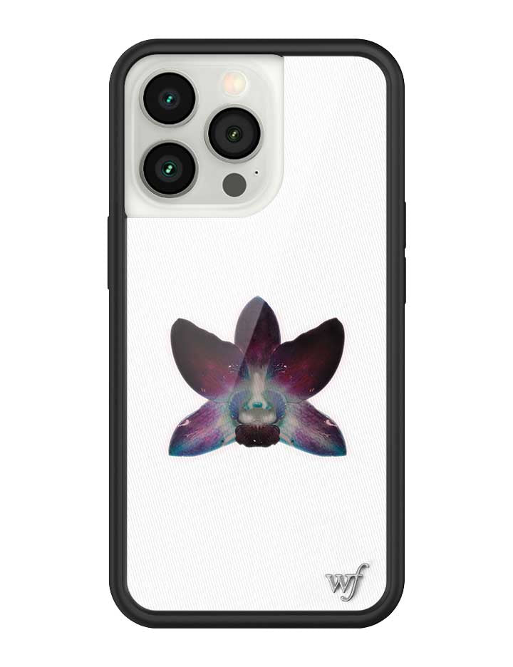 Orchid White iPhone Case with Purple Floral Design - Image 31