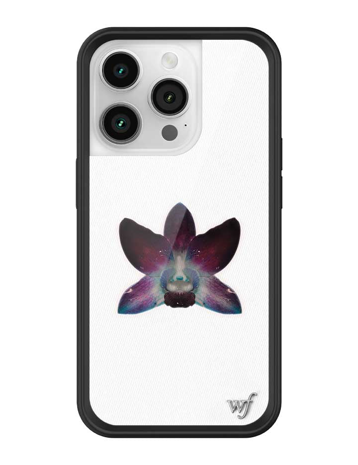 Orchid White iPhone Case with Purple Floral Design - Image 25
