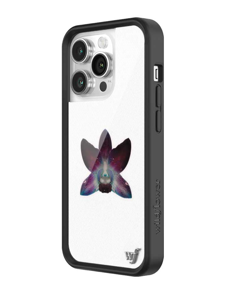 Orchid White iPhone Case with Purple Floral Design - Image 26