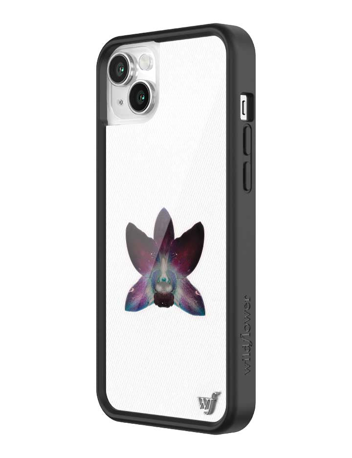 Orchid White iPhone Case with Purple Floral Design - Image 24