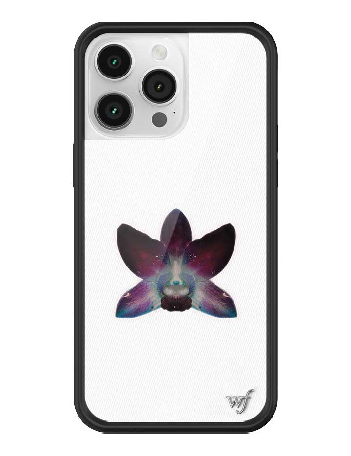 Orchid White iPhone Case with Purple Floral Design - Image 21
