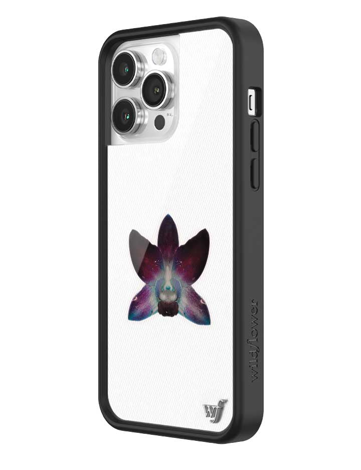 Orchid White iPhone Case with Purple Floral Design - Image 22