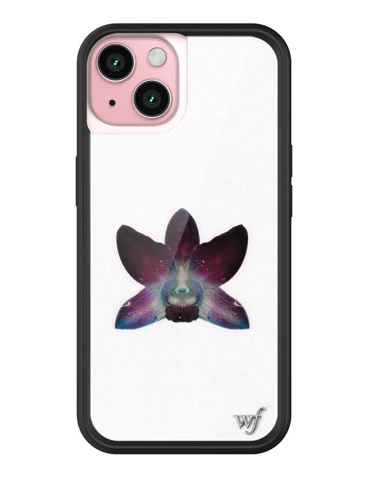 Orchid White iPhone Case with Purple Floral Design - Image 19