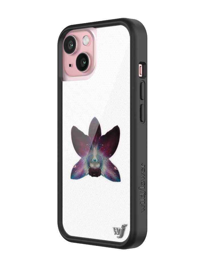 Orchid White iPhone Case with Purple Floral Design - Image 20