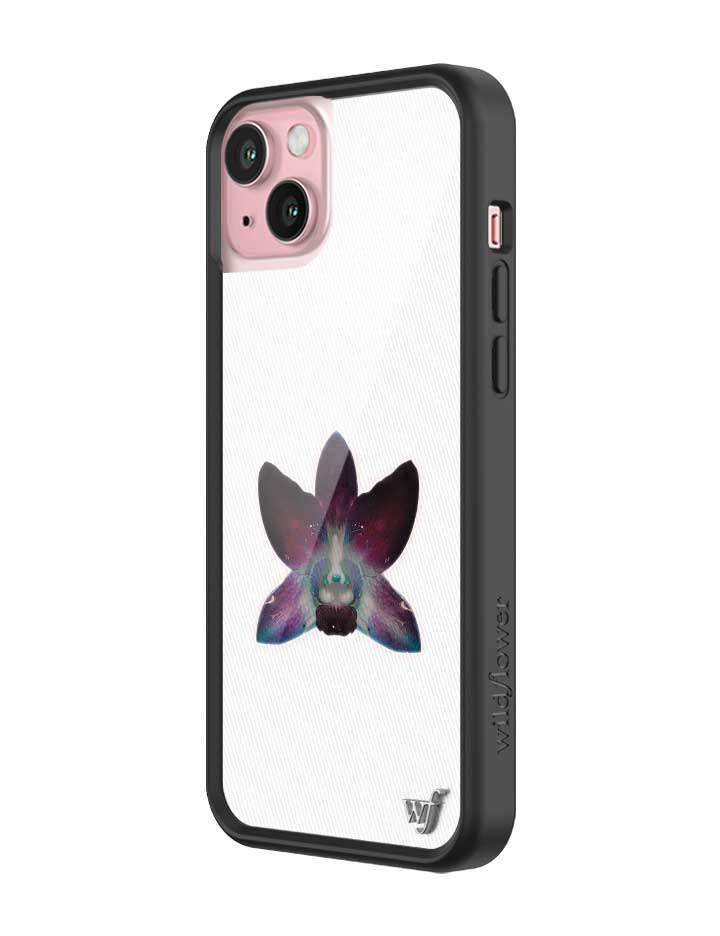 Orchid White iPhone Case with Purple Floral Design - Image 16