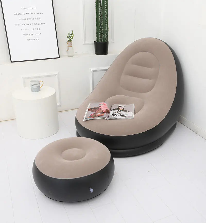 Inflatable Foldable Lounge Chair for Outdoor Use