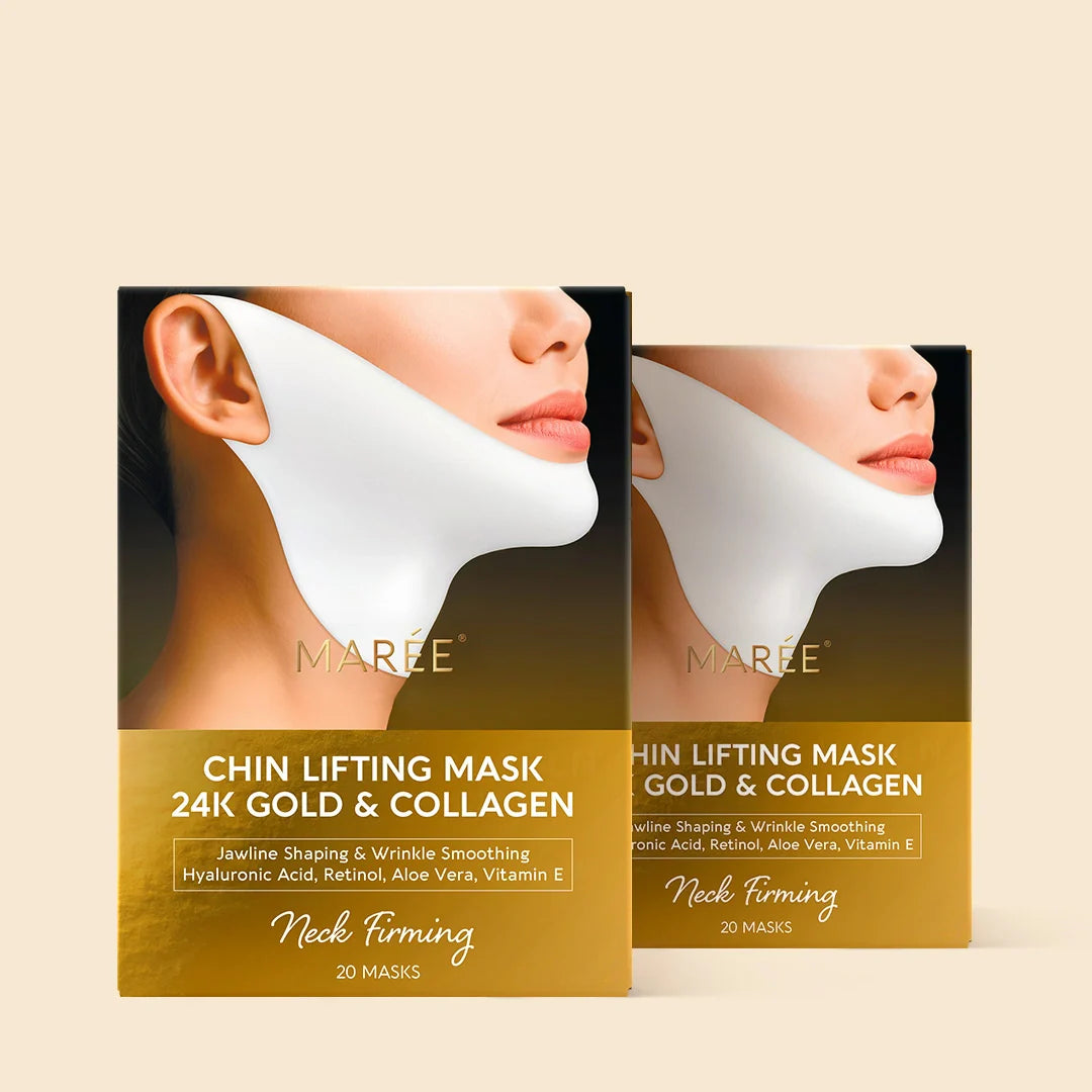 24K Gold Collagen V-Line Lifting Mask for Chin and Neck - 20 PCS - Image 14