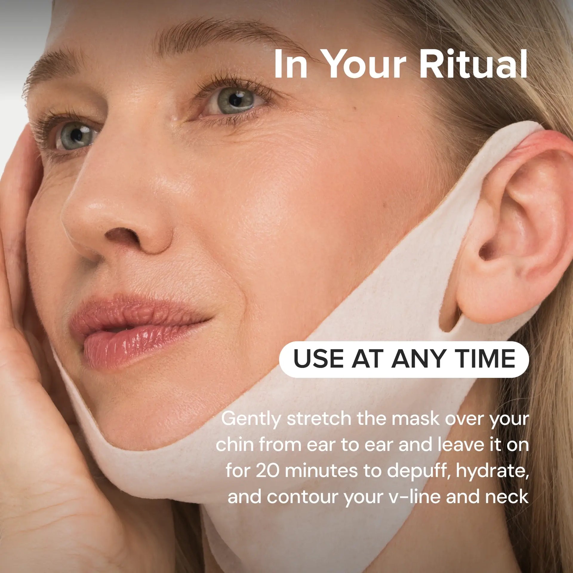 24K Gold Collagen V-Line Lifting Mask for Chin and Neck - 20 PCS - Image 8